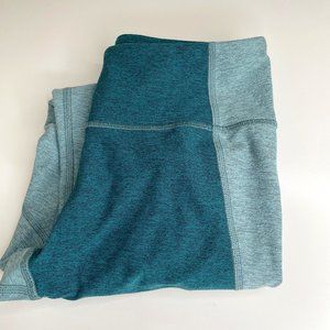 Outdoor Voices X Madewell Colorblock Teal Turquoise Legging Tight